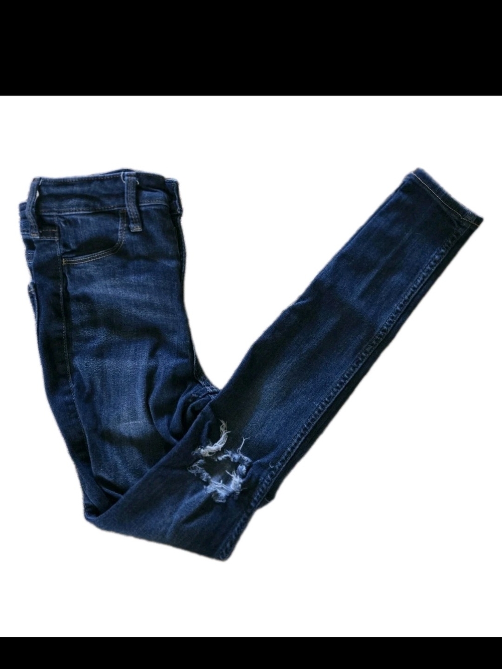 Hollister High Rise Distressed Jean Leggings 00S